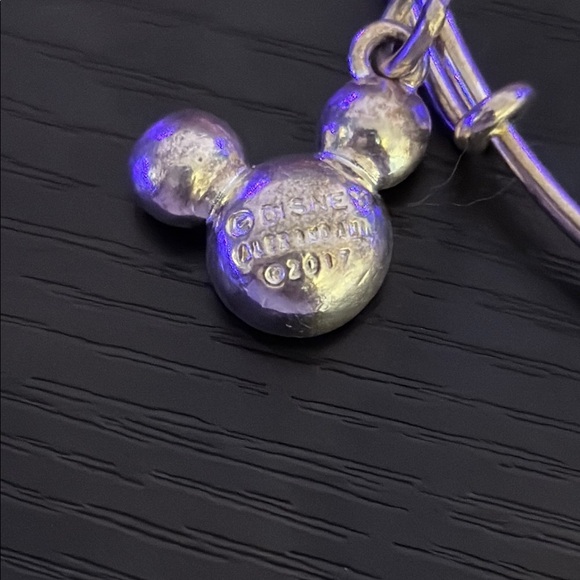 Alex and Ani Blue Mickey Crystal Charm Bracelet - Picture 3 of 3